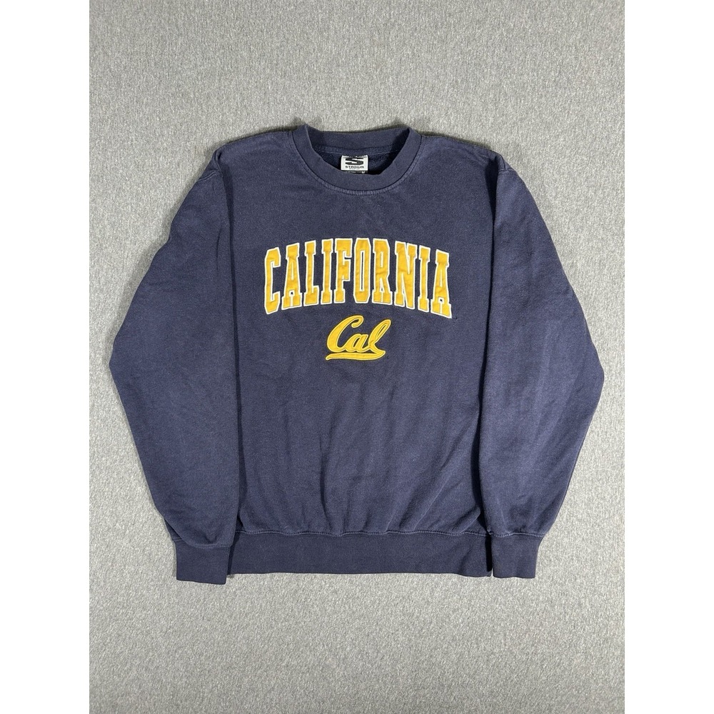 Cal California Berkeley Golden Bears Crewneck Sweatshirt Mens Size M Navy Blue